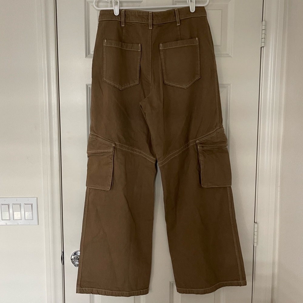 ZARA FULL LENGTH CARGO PANTS - Picture 11 of 14